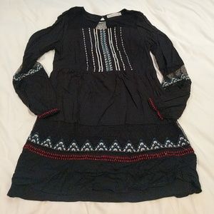 Abercrombie and Fitch Long Sleeve Black Dress - M